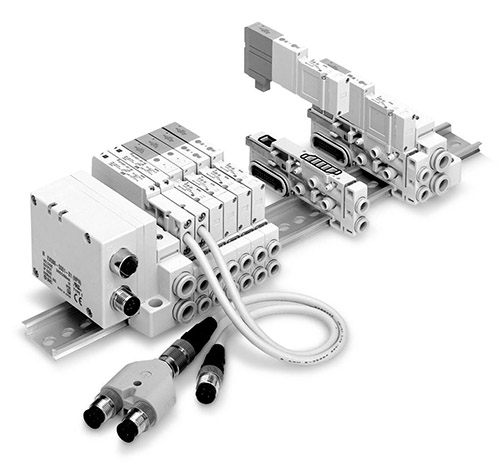 Manifold solenoid pneumatic valves / 5-way