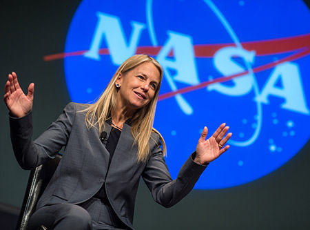 Dava Newman town hall