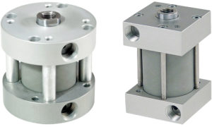 Round and square head design compact air cylinders