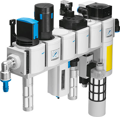 Festo pneumatic sanitary design solutions MS-series-MS6-Assembly-with-Safety-Valve