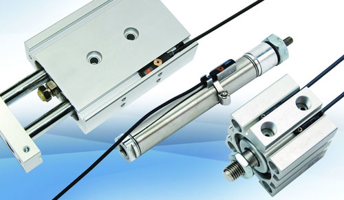 Many cylinders include T-slots or dovetails that readily accept compatible position switches for end-of-stroke sensing.