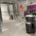 A tank-mounted regenerative dryer at a tire plant helped dry air down to at least a -40°F dew point. This helped the pulse valves clean the bags more effectively, and cycled 50% less often than before the dryer was installed.