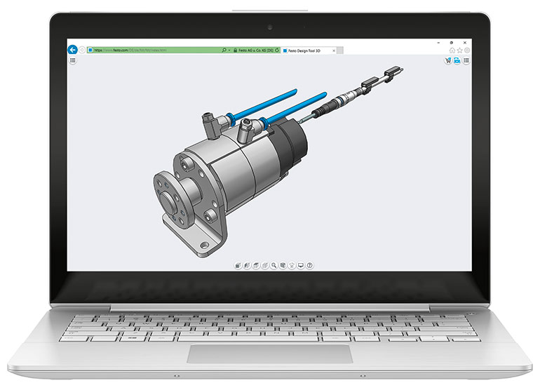 Festo 通过用于气动执行器和附件的全新在线 3D Configurator，继续帮助 OEM 厂商更快地将机器推向市场。