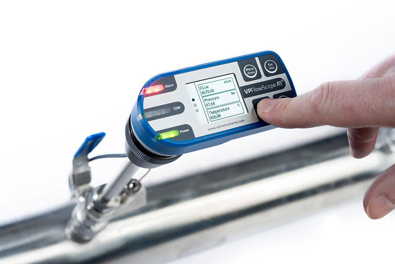 VP Instruments’ VPFlowScope M has a built-in Ethernet (Modbus/TCP) interface, making it easy to connect directly to any network. It can be installed under pressure and measures (bi-directional) thermal mass flow, pressure, temperature and total flow simultaneously.