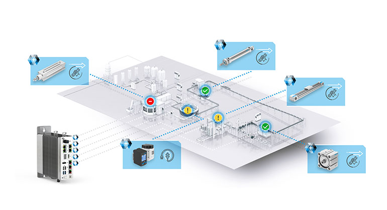 AX Motion Insights Pneumatic is a cost-effective, easy-to-use solution for preventing costly unscheduled machine downtime by monitoring pneumatic cylinders and drives.